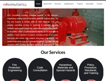 Tablet Screenshot of eshconsultants.com